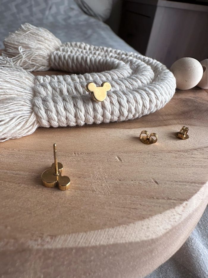 Boucles oreilles Mickey