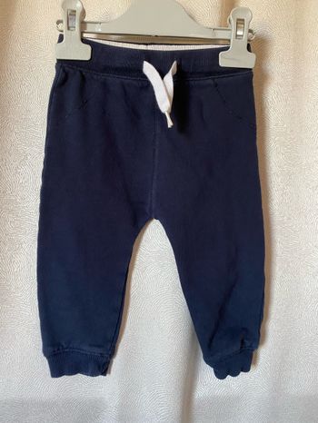 Pantalon détente jogging bleu marine  18 mois Kiabi