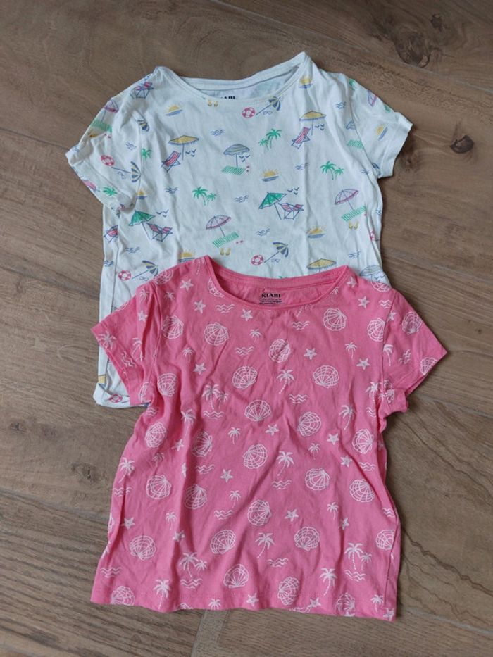 2 tee-shirt kiabi fille 6 ans