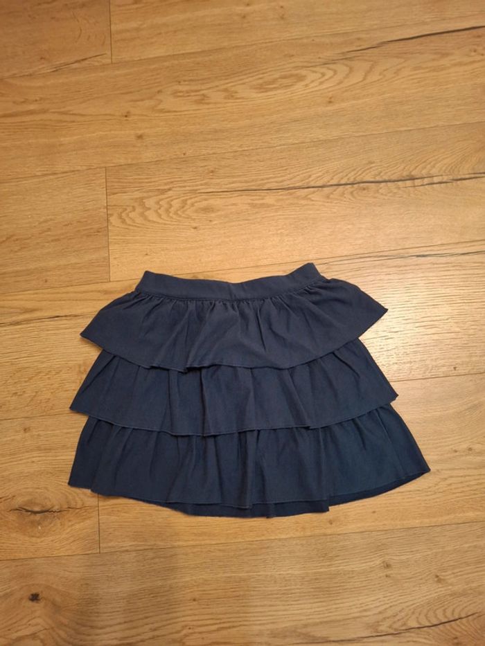 Jupe bleu nuit okaidi taille 8 ans fille