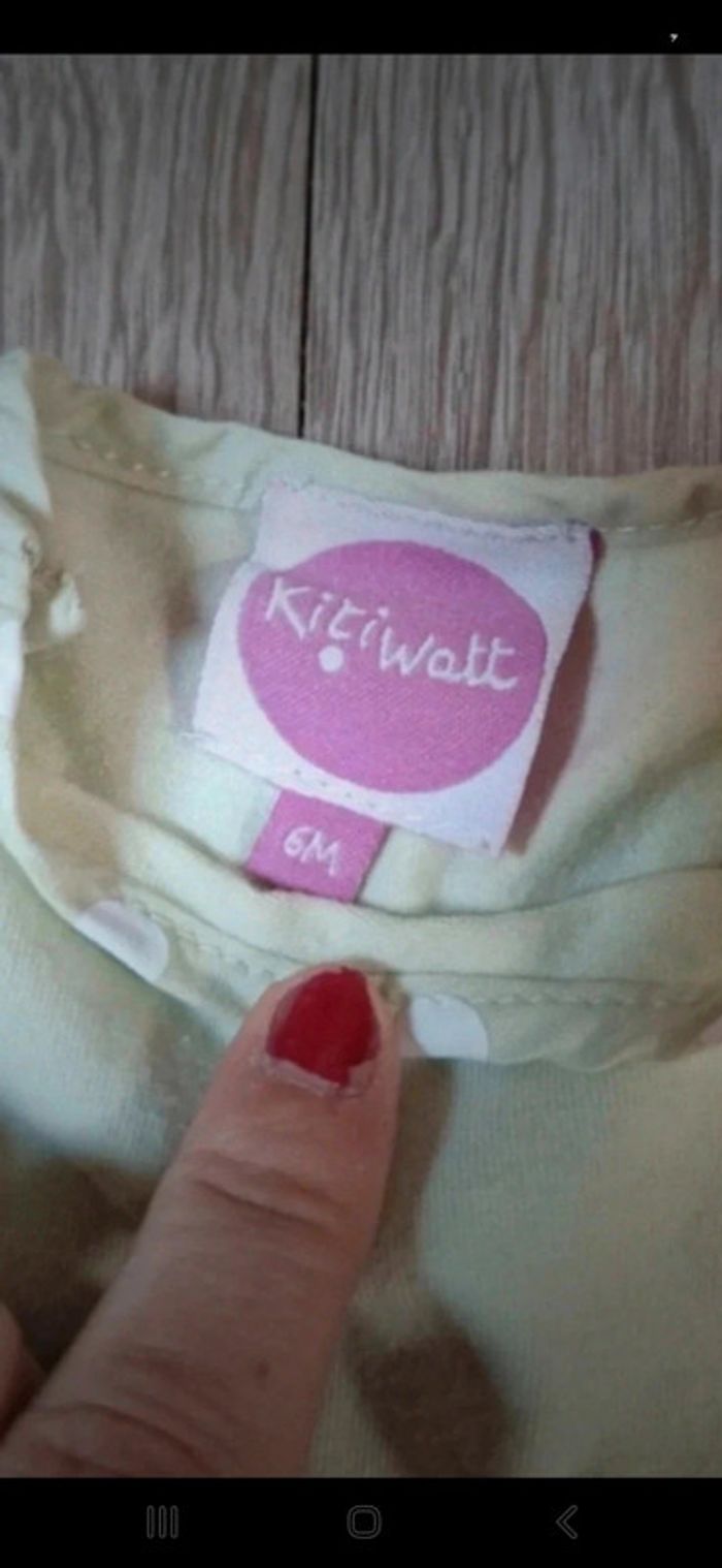 T-shirt manches courtes Kitiwatt 6mois 👻 - photo numéro 3