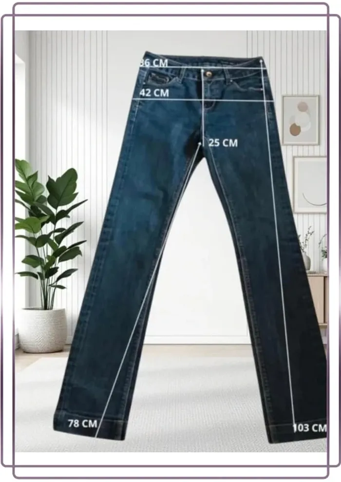 Jean Teddy Smith ,coupe slim fit ,taille haute ,extensible - photo numéro 10