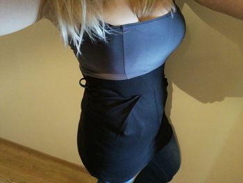 Bustier noir et gris