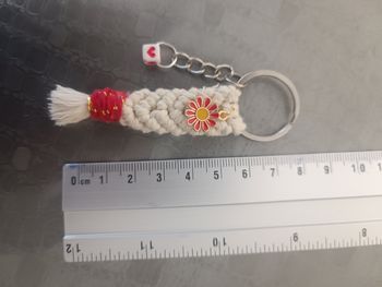 Porte clés macramé