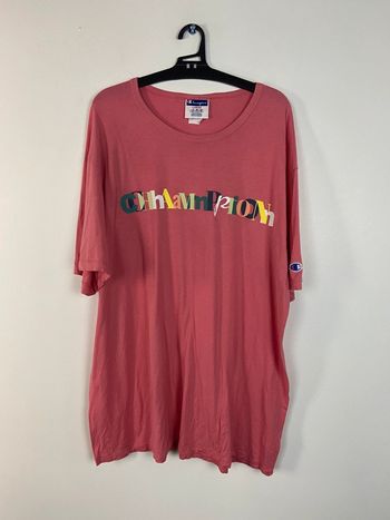 T-Shirt rose Champion vintage taille L