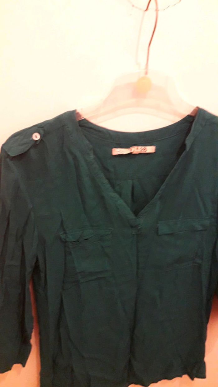 Blouse vert d'eau - photo numéro 2