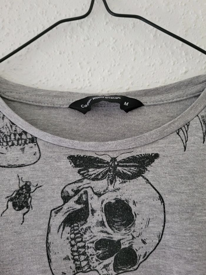 Tee-shirt femme taille M skull tête de mort - photo numéro 2