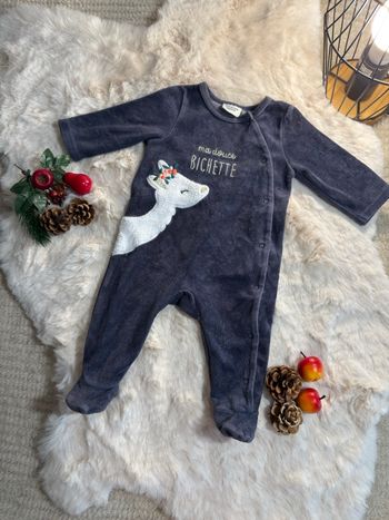 Grenouillère en velours