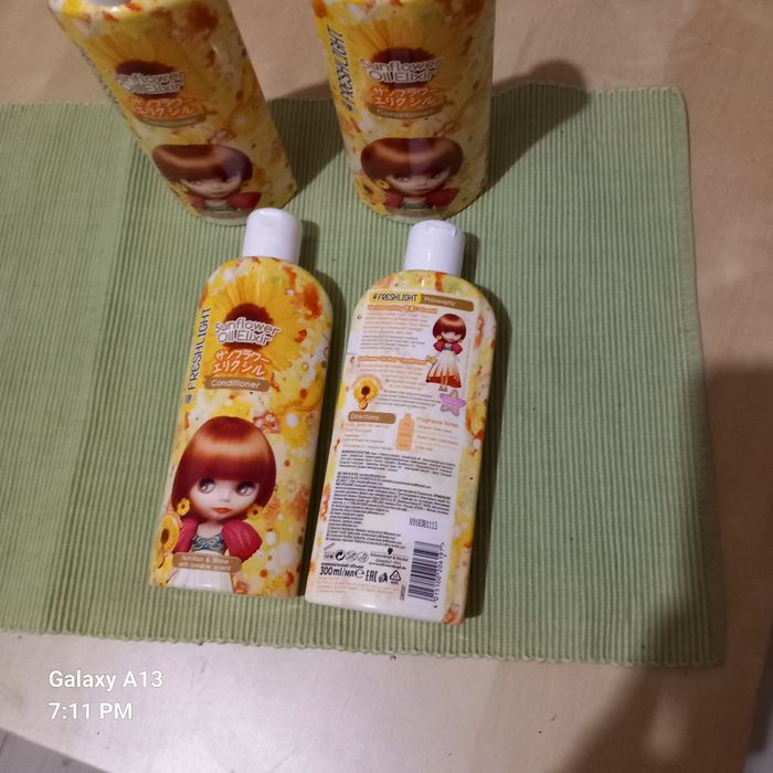 Lot 4 Après shampoing Freshlight sunflower œil elixir Schwarzkopf & henkel