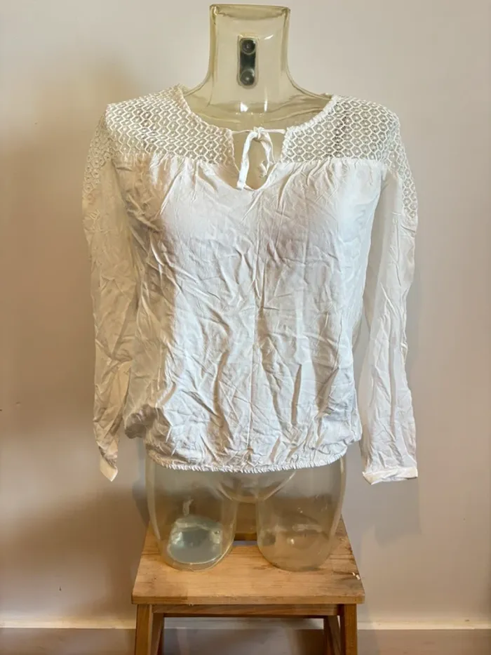Blouse blanche camaïeu