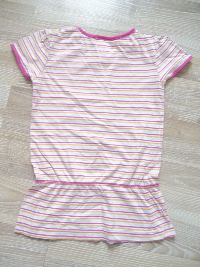 T-shirt rayé orange et rose Palomino 116 - photo numéro 4