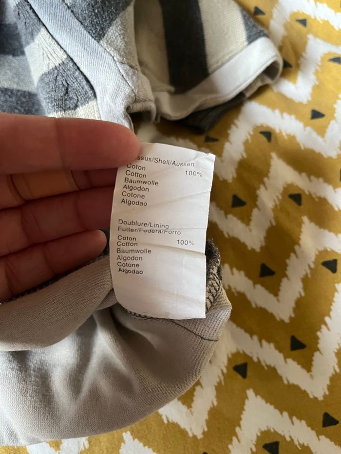 Pull 3 pommes garçon tie and dye 6 mois, gris, hiver - photo numéro 5