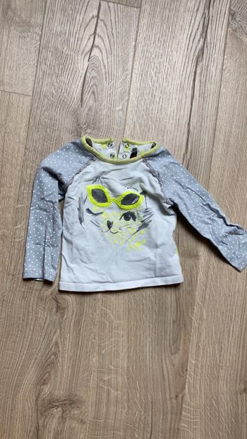 T-shirt manches longues catimini 18 mois