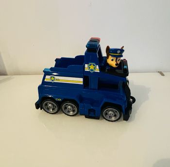 Paw Patrol Pat Patrouille Ultimate Rescue Chase police cruiser fourgon de policier mission dino super paws chase ruben stella rocky zuma ryder everest liberty tracker quartier général lot SOP77
