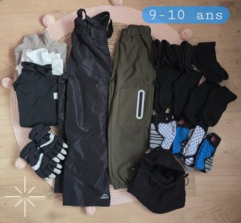 Lot vêtements neige