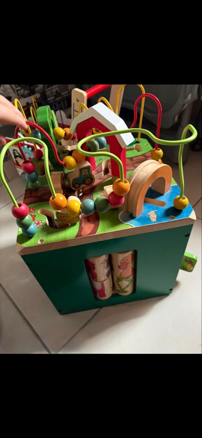 Cube éveil bois - photo numéro 3