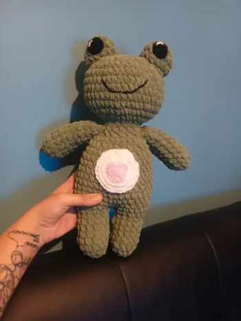 Peluche grenouille 40cm neuf