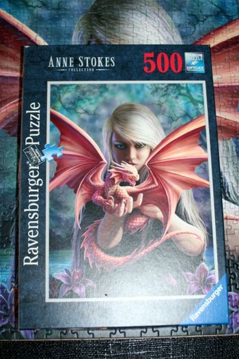 Puzzle 500 pièces Ravensburger collection Anne Stokes
