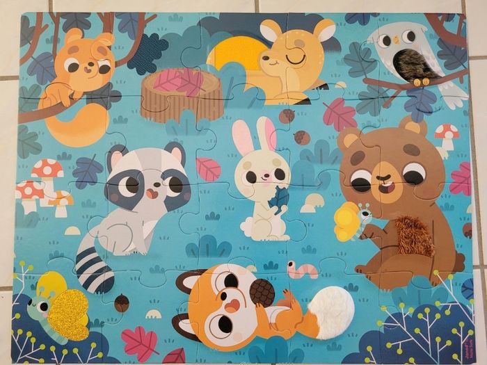 Puzzle Janod Tactile