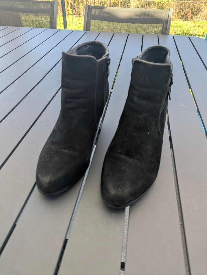 Paire de bottines compensées BNK bon état taille 39 - photo numéro 2