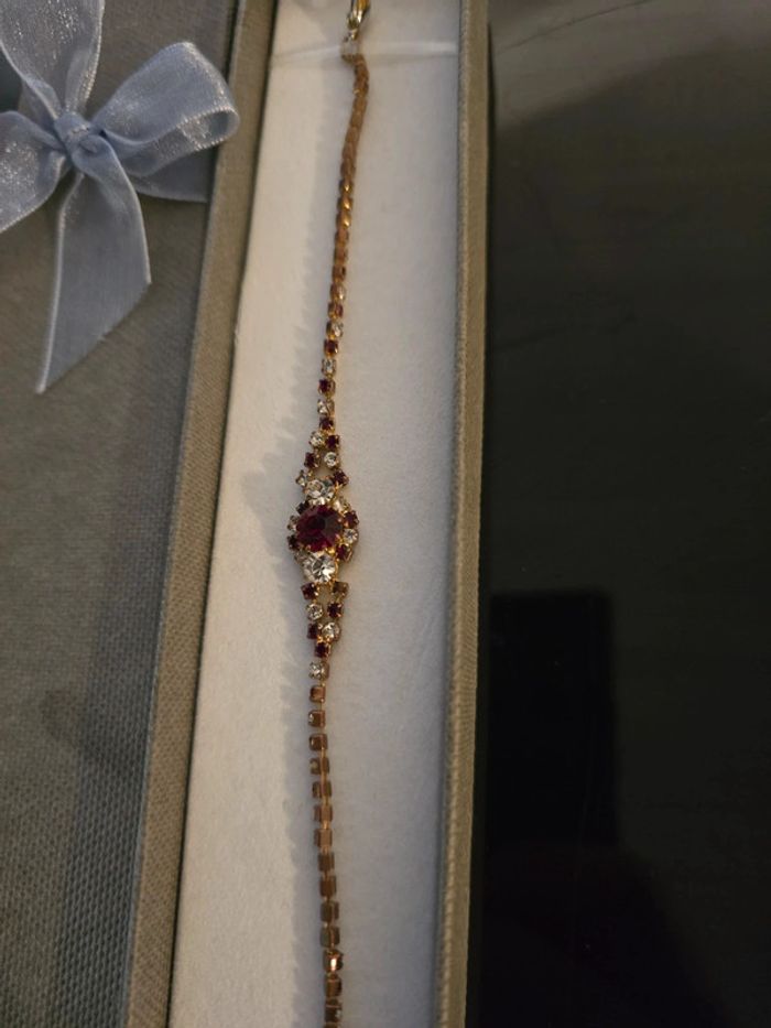 Coffret cadeau bijoux dorés bague + bracelet - photo numéro 7