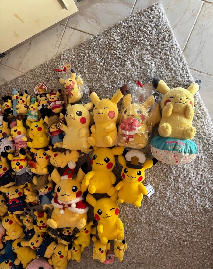 Peluche Pikachu rare Officiel Japon - photo numéro 6