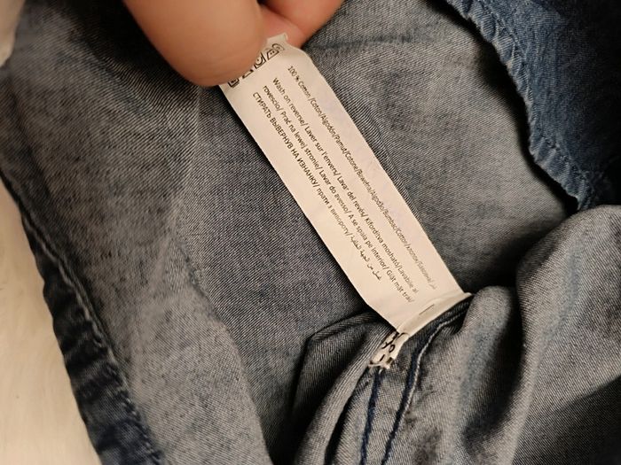 Chemise effet jean en coton T. 10 ans In Extenso - photo numéro 6