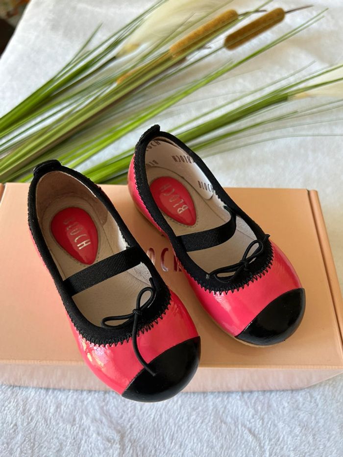 Ballerines Bloch, rose et noir. T. 21 - photo numéro 5
