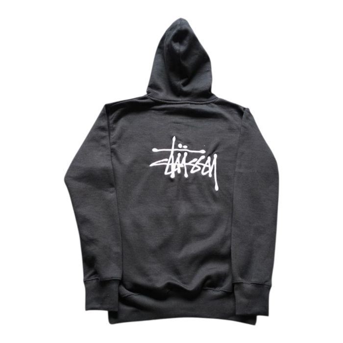 hoodie rework stussy style noir très bon état taille S - photo numéro 4