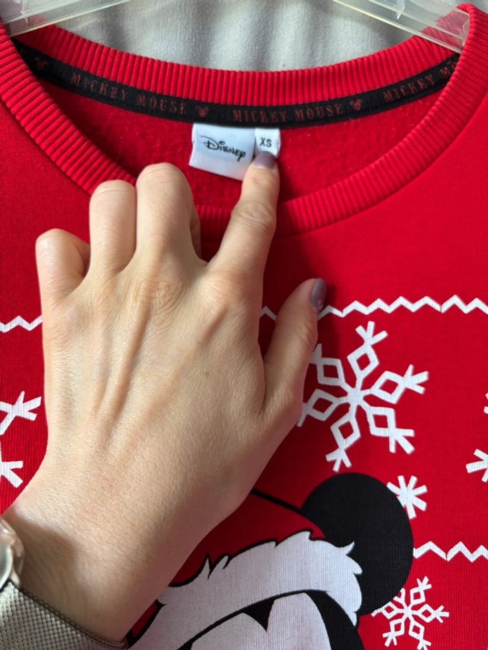 Sweat rouge Mickey - photo numéro 2