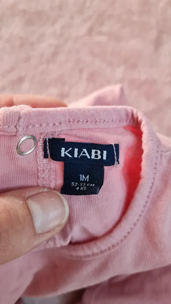 Ensemble cerise - Haut et legging - Kiabi - 1/3 mois - photo numéro 3