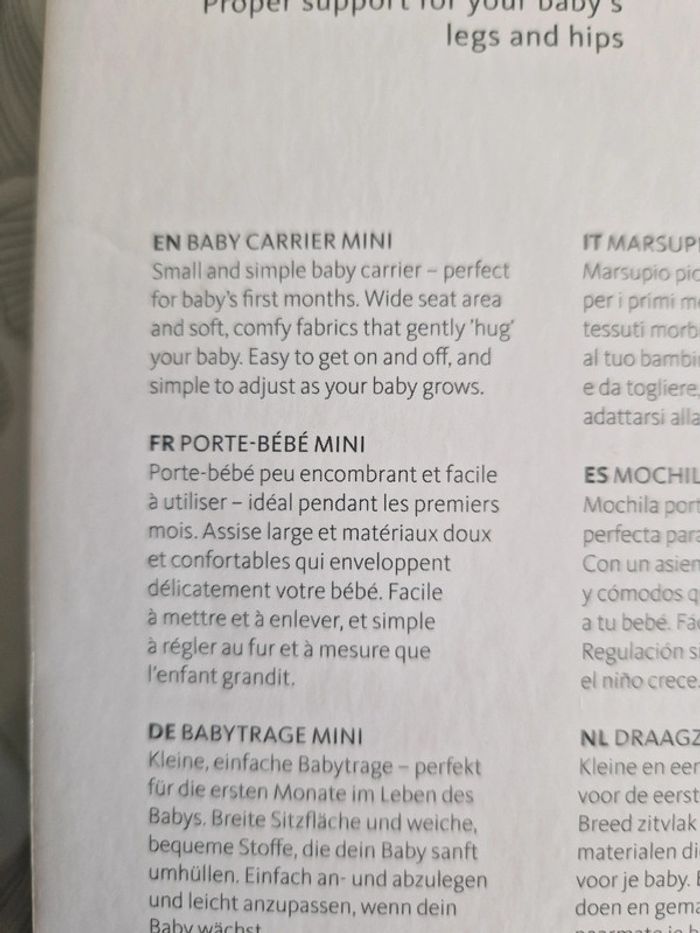 BabyBjörn Porte-bébé Mini Coton Rose poudré - photo numéro 3