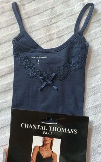 Débardeur Chantal Thomass · Bleu Marine Taille 36 - S ·100% Neuf