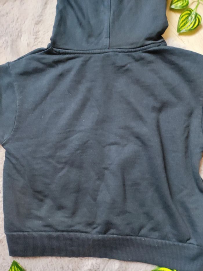 Sweat bleu et rose à capuche fille 8 ans - photo numéro 11