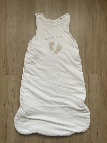 Gigoteuse Kiabi blanche 6-24 mois