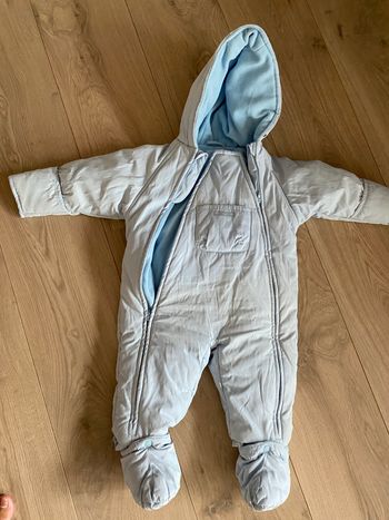 combi hiver bleu ciel 12 mois