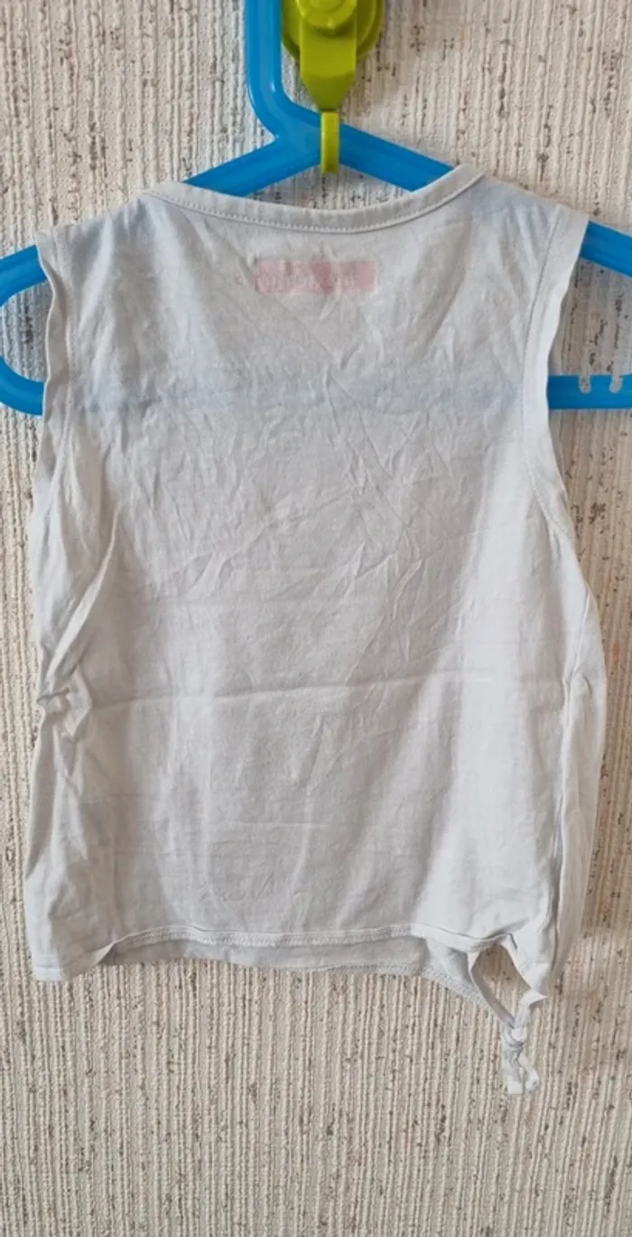 Tee shirt blanc et rose taille 6 ans in extenso - photo numéro 6