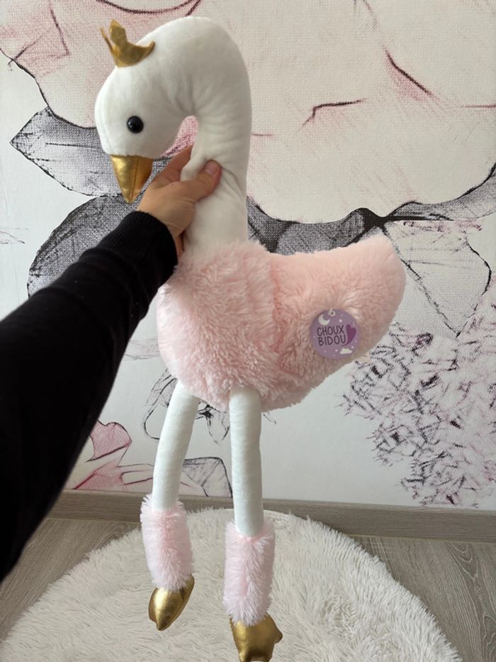 Lot de 2 peluches cygne - photo numéro 5