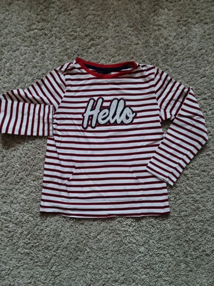 Tee shirt manches longues garçon Sergent Major taille 8 ans