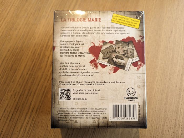 La trilogie de Marie - Enquêtes 50 clues - photo numéro 2