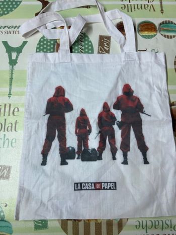 Sac tissus la casa de papel