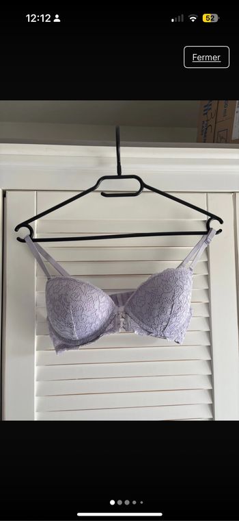 Soutien gorge mauve