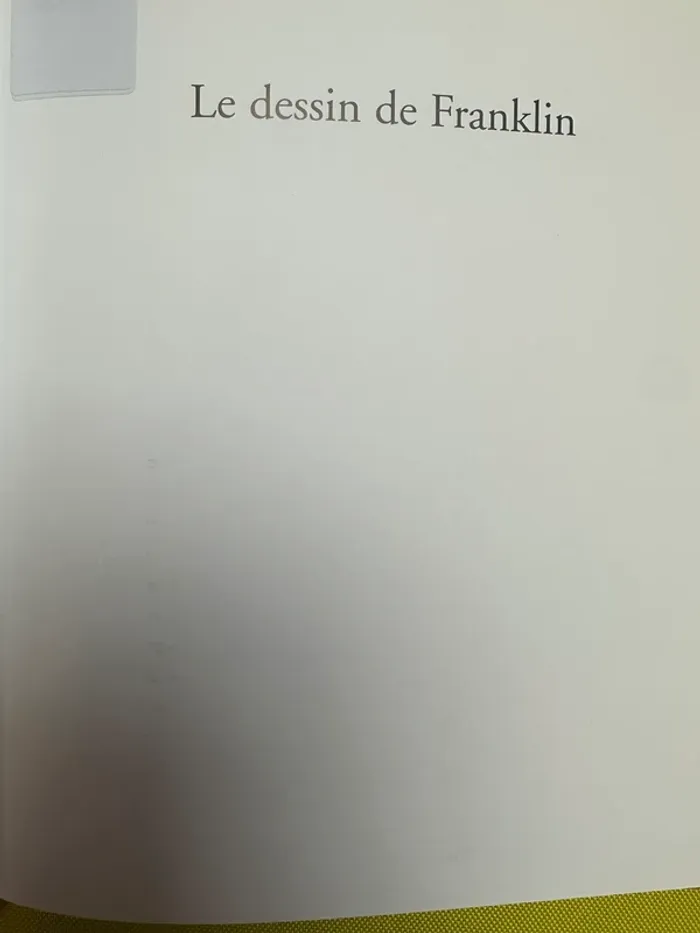 Livre le dessin de franklin - photo numéro 3