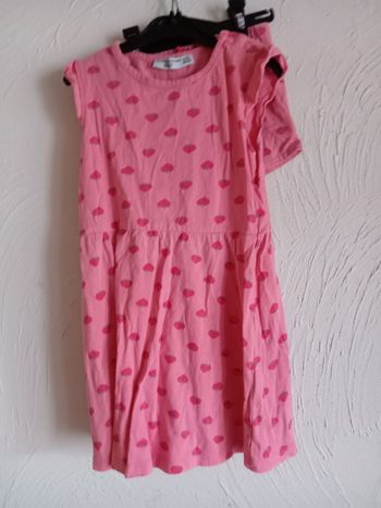 Robe et short a fraise