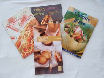 Lot de 4 livres de cuisine