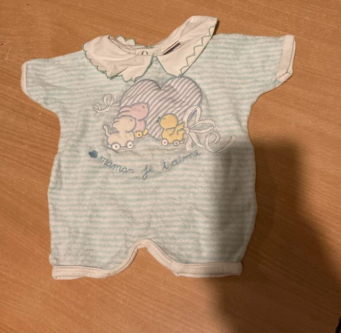 Lot de 3 combinaison short taille 3 mois - photo numéro 6
