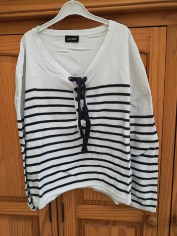 Haut marinière Kookai taille 2 (38)