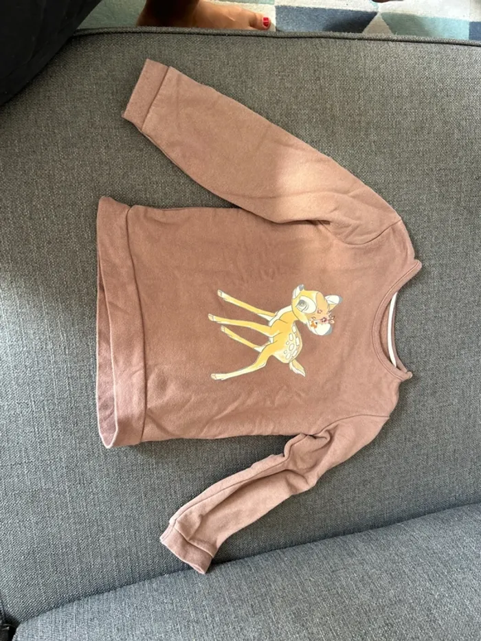 Sweat bambi bébé fille, c&a, 18-24 mois, marron
