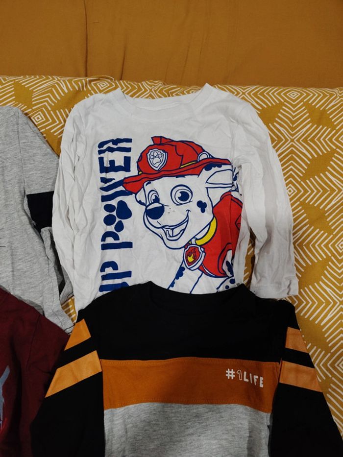 Lot de 4 tee shirt manches longues - photo numéro 6