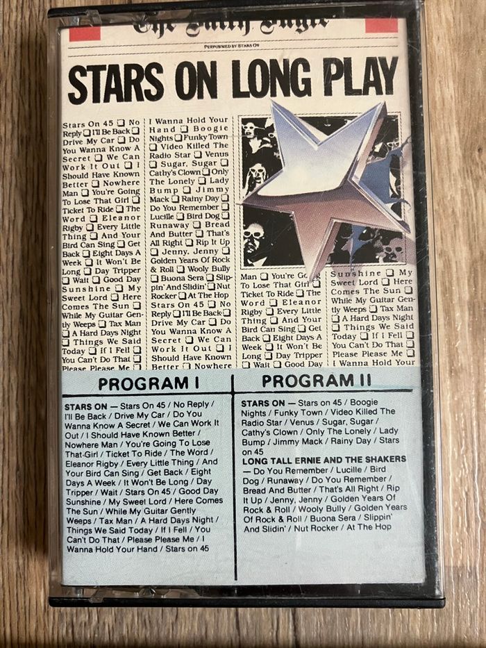 Rare-Cassette audio-Stars on long play - photo numéro 3